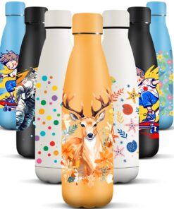 HoneyHolly Edelstahl Trinkflasche, Thermosflasche, Isolierflasche Doppelwandige
