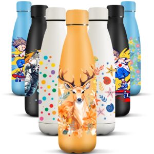 HoneyHolly Edelstahl Trinkflasche, Thermosflasche, Isolierflasche Doppelwandige