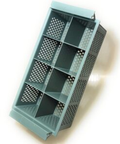 Kerafactum Besteckkorb | Spülmaschine Spülmaschinenkorb Spülkorb | Anthrazit 8 Fächer Cutlery Basket | EXTRA Groß BPA Fr