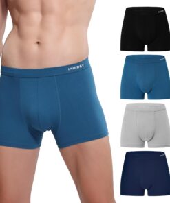 INNERSY Weiche Unterhosen Herren Atmungsaktive Sport Unterwäsche 4er Pack | INNERSY Männer Sport Unterwäsche Weich Atmu