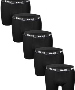 Basic Treasure Premium Baumwolle Boxershorts Männer 5er Pack Retroshorts Kein Kratzender Zettel | Basic Treasure Männer