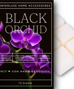 Interluxe Black Orchid angenehm duftend Waxmelt 100% pflanzlich für Indoor StringUtils Indoor Melts Duftwachs