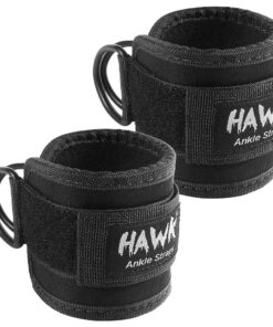 Hawk Sports Ankle Straps für Cable Maschinen - für verbesserte Tibial- und Oberschenkeltraining, stark und portabel, sic