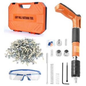 Beton Nagelpistole - 110pcs Nageln Kit, 5-Speed Stahl Nagelpistole, tragbar Kit für Bauarbeiter