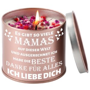 PRSTENLY Muttertagsgeschenke für Mama, Beste Lavendel Kerze 9OZ, Muttergeschenke für Frauen