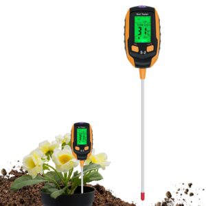 MCbazel 5-in-1 Boden pH-Messgerät für Garten und Landwirtschaft | MCbazel Erde Ph Tester für Pflanzenpflege im Freien |