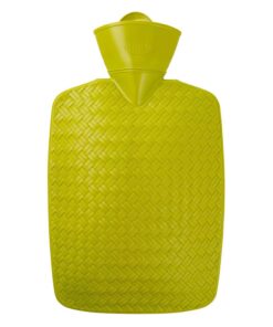 Hugo Frosch Wärmflasche Klassik 1,8l - Made in Germany - großer auslaufsicherer & geruchsneutraler Schlafbereich - Natur