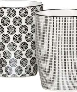 Ritzenhoff & Breker Takeo Kaffeebecher-Set 4er 350ml Porzellan-Design für Kaffeeliebhaber