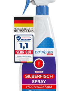 Patronus Silberfisch-Spray - effektive Sofortwirkung & dezenten Zitrusduft - für Angler & Fischereilianer - ideal im Boo
