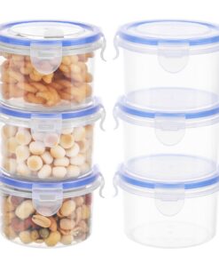 6 Pack BPA-frei Frischhaltedosen für Meal Prep Boxen | 300ML Luftdicht Plastikschüsseln für Auslaufsicher Speisen | Sta