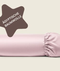 Hohe-Qualitätstexiler Spannbettlaken 90x200 cm Baumwolle Rosa Satin Bettlaken 90x200 cm für Hohe Matratze | Mako Satin
