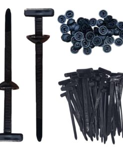 Universal Kabelbinder Schnalle, Neu Selbstsichernde Nylon Kabelbinder Verschluss Heavy Duty für Auto, Haushalt & Garten