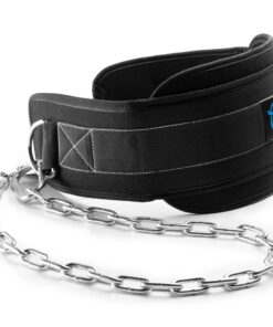 Dip Gürtel für Calisthenics mit Stahlkette - Bodybuilding Gerät zur Verbesserung Deiner Kräftetest, Dip Belt für Krafttr