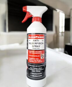 Anti-Silberfisch-Spray Repellent 500 ml | rückstandslos, für Innen- und Außenanwendung, Schutz vor Neubefall von Silberf