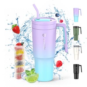 CS COSDDI Thermobecher mit Doppelwandiger Isolierung, für Berufssoldaten mit Langstreckenfahrer, 40oz (1180ml) Doppelwan