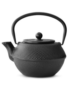 Bredemeijer Schwarze Gusseiserne Teekanne 1.1 Liter Jang Edelstahlfilter