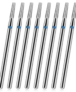 **8 Stück Diamant Nagelbohrer Bits Set für Acryl Gel Nägel** | **Diamant Nagelhautbohrer Bits Set 3/32 Zoll Schaft für
