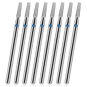 **8 Stück Diamant Nagelbohrer Bits Set für Acryl Gel Nägel** | **Diamant Nagelhautbohrer Bits Set 3/32 Zoll Schaft für