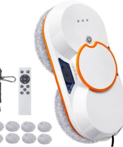 Fensterputzroboter mit Sprühfunktion 3800Pa Saugkraft für Innen- und Außenfenster (A) Elektrischer Fensterputzer mit F
