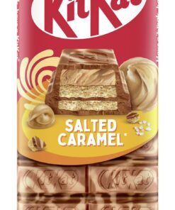 Nestlé KITKAT Tafel Salted Caramel - knusprige Waffel mit cremiger Salted Caramel Füllung und Schokolade, идеales Gesche