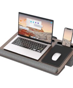 PUTORSEN Laptopkissen für Bett Passen bis zu 17,3 Zoll Notebook Höhenverstellbar mit Lapdesk und Tablet Rille