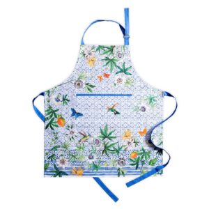 Maison d' Hermine verstellbarer Kochschürze für Damen und Herren Oeko-Tex Standard 100 100% Baumwolle Lange Bänder und M