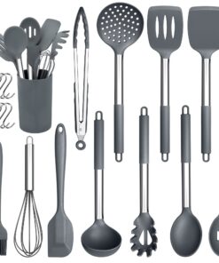 Herogo Silikon Küchenhelfer Set - Antihaft & Gesund für die Whole Family in der Küche | Herogo Küchenutensilien - Hitze