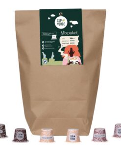 CUP VERDE - 100 Kaffeekapseln MIXPAKET kompatibel mit Nespresso* - CREMA, LUNGO, ESPRESSO - Premium Kaffee - schonend ge