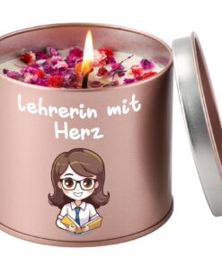 CadeauJoie 9OZ Lavendel Kerzen Geschenk für Erzieherin, Geburtstag und Abschied, Dankeschön Geschenk für Frauen
