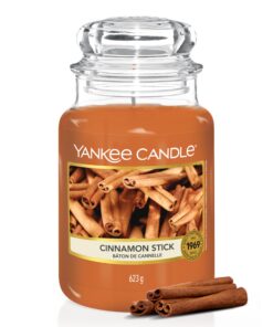 Yankee Candle Duftkerze im Glas (groß) | Cinnamon Stick | Perfekte Geschenke für Frauen mit langer Brenndauer bis zu 150