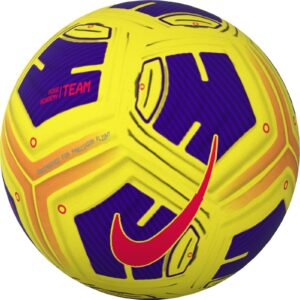 Nike FA24 Academy Team Fußballball - Unisex - Gelb-Violett-Biskuitrot - Größe 5 - Recreational Ball