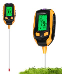 Digitales 4 in 1 Bodenmessgerät für Gartenarbeiter und Landwirte bei Outdoor Pflanzenpflege | 4 in 1 Bodenmessgerät mit