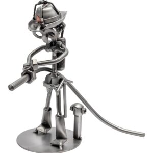 STEEMO Feuerwehrmann Schraubenmännchen Geschenk für Kinder }}); STEEMO Metall-Deko Feuerwehrmann Schraubenmännchen Kinde