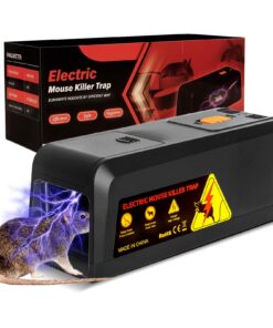Elektrische Rattenfalle 2800V, Vergrößertes Einlassdesign, Wiederverwendbar