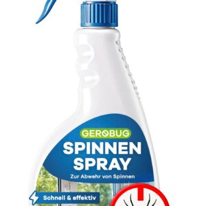 GEROBUG Anti Spinnenspray 500 ml - Effektives Spray zur Spinnenabwehr - Ideal für Innen- und Außenbereiche - Langzeitwir
