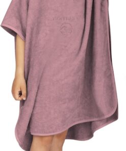 normani Kinder-Badeponcho aus 100% Bio-Baumwolle für 2-13 Jährige Jungen & Mädchen