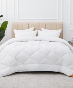 Aisbo Winter Warm Bettdecke 155x220 - Winterdecke 155 x 220cm, dicke Füllung, Ideal für kühle Winternächte, OEKO-TEX
