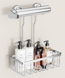 Duschablage Ohne Bohren Für Dusche - Hängendes Duschregal SS304 Edelstahl 30x13x8,5cm Duschablage Zum Hängen - Seifenhal