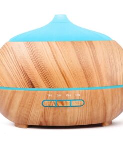 500ml Aroma Diffuser für Schlafzimmer, Büro und Relaxationsraum mit 7 farbigem LED Licht und BPA Free Bauwert