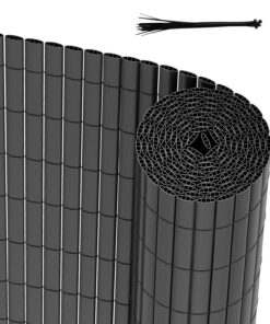Vitrage Schutzmatte PVC 140x300cm, Winddicht, Balkon Windschutz, schimmelbeständiger Sichtschutzzaun, dreifach verstärkt