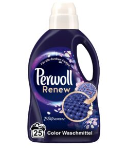 Perwoll Renew Blütenmeer Flüssigwaschmittel (25 Wäsche), Feinwaschmittel belebt dunkle Farben & reinigt sanft, verführer