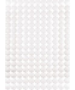 Kleine Wolke Wanneneinlage, PP/TPE, Weiß, 39x68 cm, Duschkissen weich, comfortatisch, baden genießen
