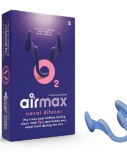 Airmax Nasenspreizer - Schnarchstopper - Besser Atmen für Schnarcher - Freie Nasenatmung - 76% Mehr Luft - Anti-Schnarch