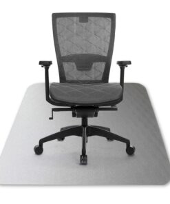 Bodenschutzmatte 90 x 120 cm – rutschfeste Unterlage für Schreibtischstuhl auf Hartboden