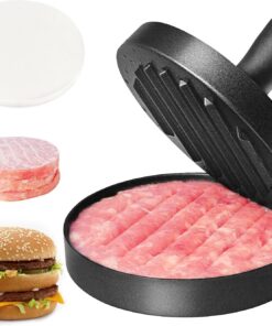Edelstahl Burger Press mit ABS-Griff für Hochqualität | Antihaft-Hamburger Press für-categories Lebensmittelzubereitung