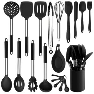 HaWare Küchenhelfer Set, Hitzebeständiges Küchenset mit Utensilienhalter, Spülmaschinenfest HaWare Küchenhelfer Set, Ede