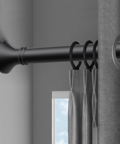 Teleskopstange Ohne Bohren 410-500cm für Gartenpavillon Klemmstange Schwarz Ø33mm Edelstahl