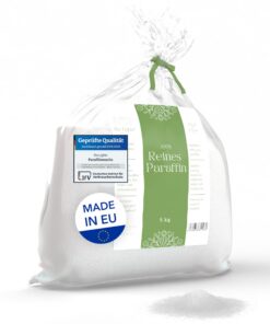 BwLights 100% Paraffinwachs 5kg Weiß zum Schmelzen & Kerzenherstellen | Hochwertiges Paraffinwachs | 100% Paraffin | var