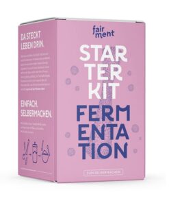 Fairment Fermentation Starterkit - Einfach Fermentieren für Anfänger - Mit Fermentiergläsern, Glasgewichten & Rezeptbuch