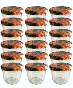 hocz Marmeladengläser 230ml TO 82 + 100er Pack + Made in Germany mit Schraub-Deckel